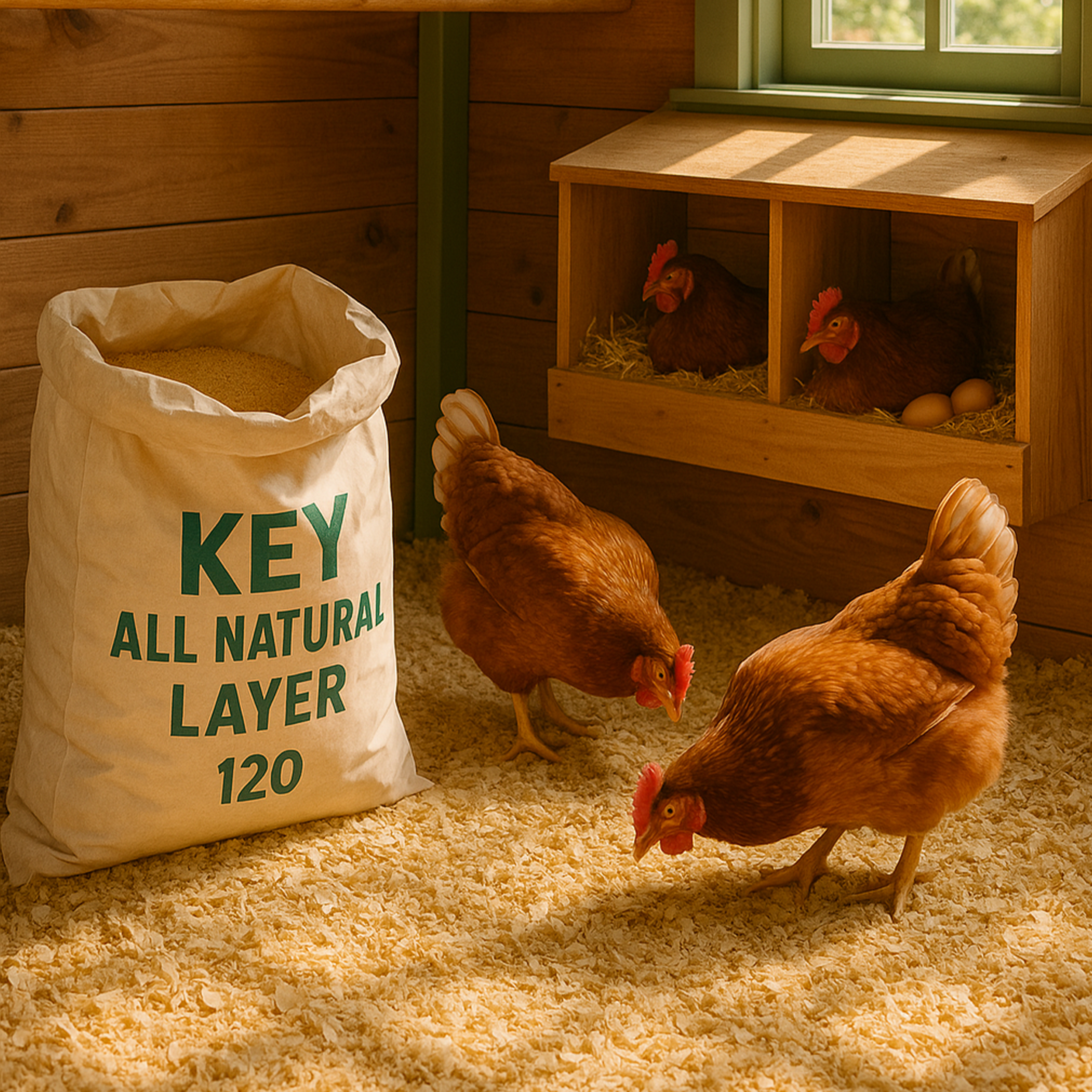 Key All Natural Layer 120 - Nourish Your Egg-Laying Flock