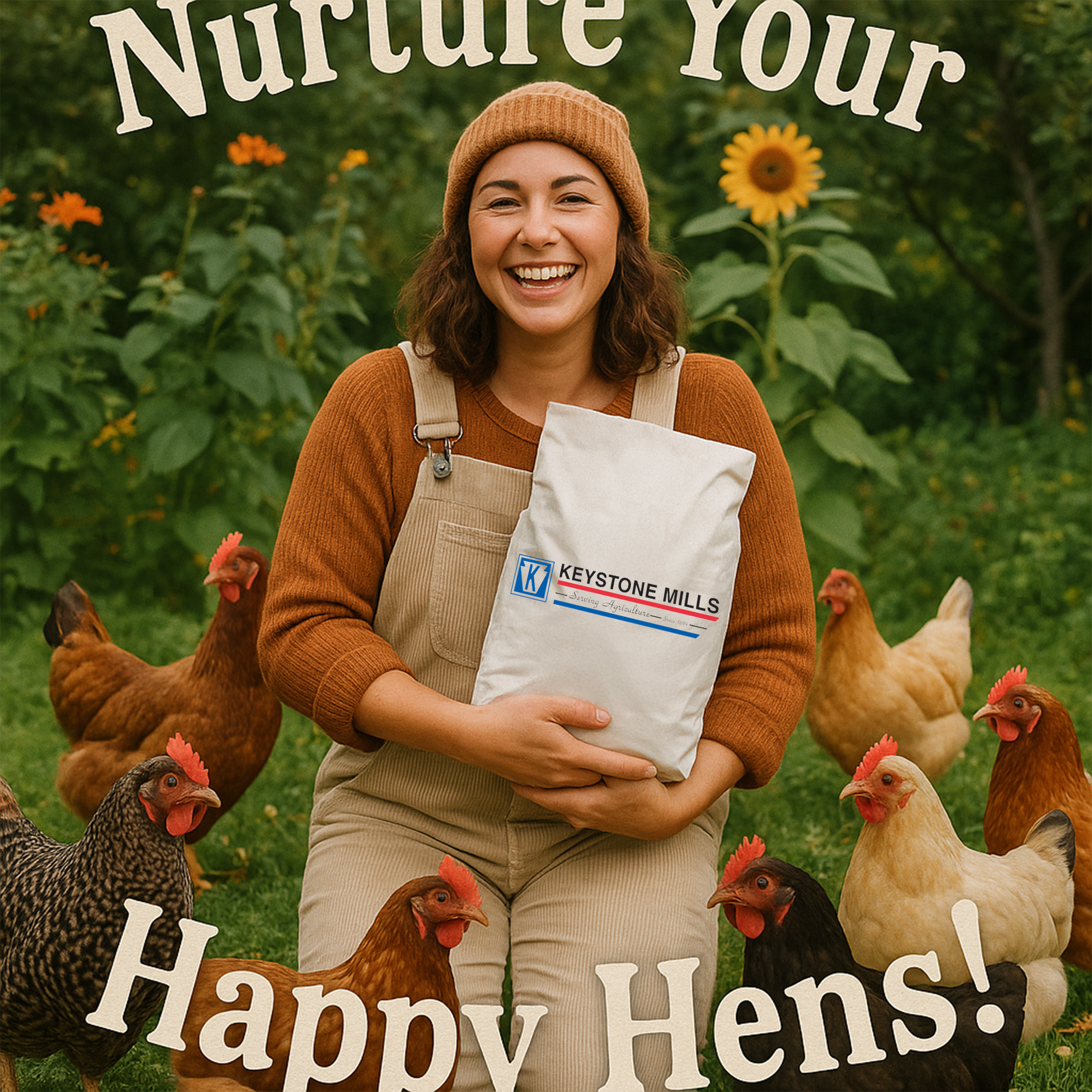Key All Natural Layer 235 - Feed for Joyful Laying Hens